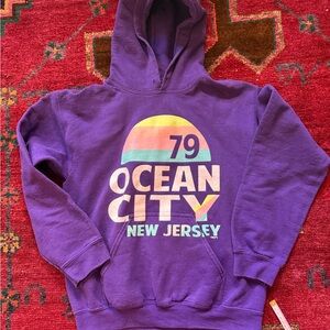 Gildan Purple Ocean City Hoodie